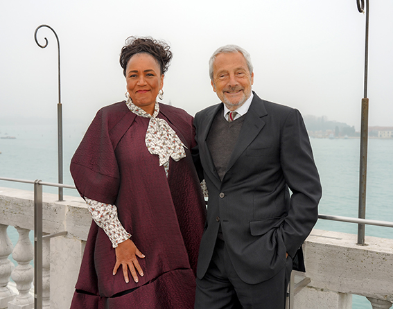 Lesley Lokko et Roberto Cicutto Biennale d'architecture de Venise