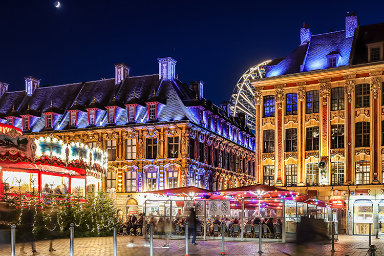 La place Rihour et la magie de Noël à Lille concours photo Arts et Vie