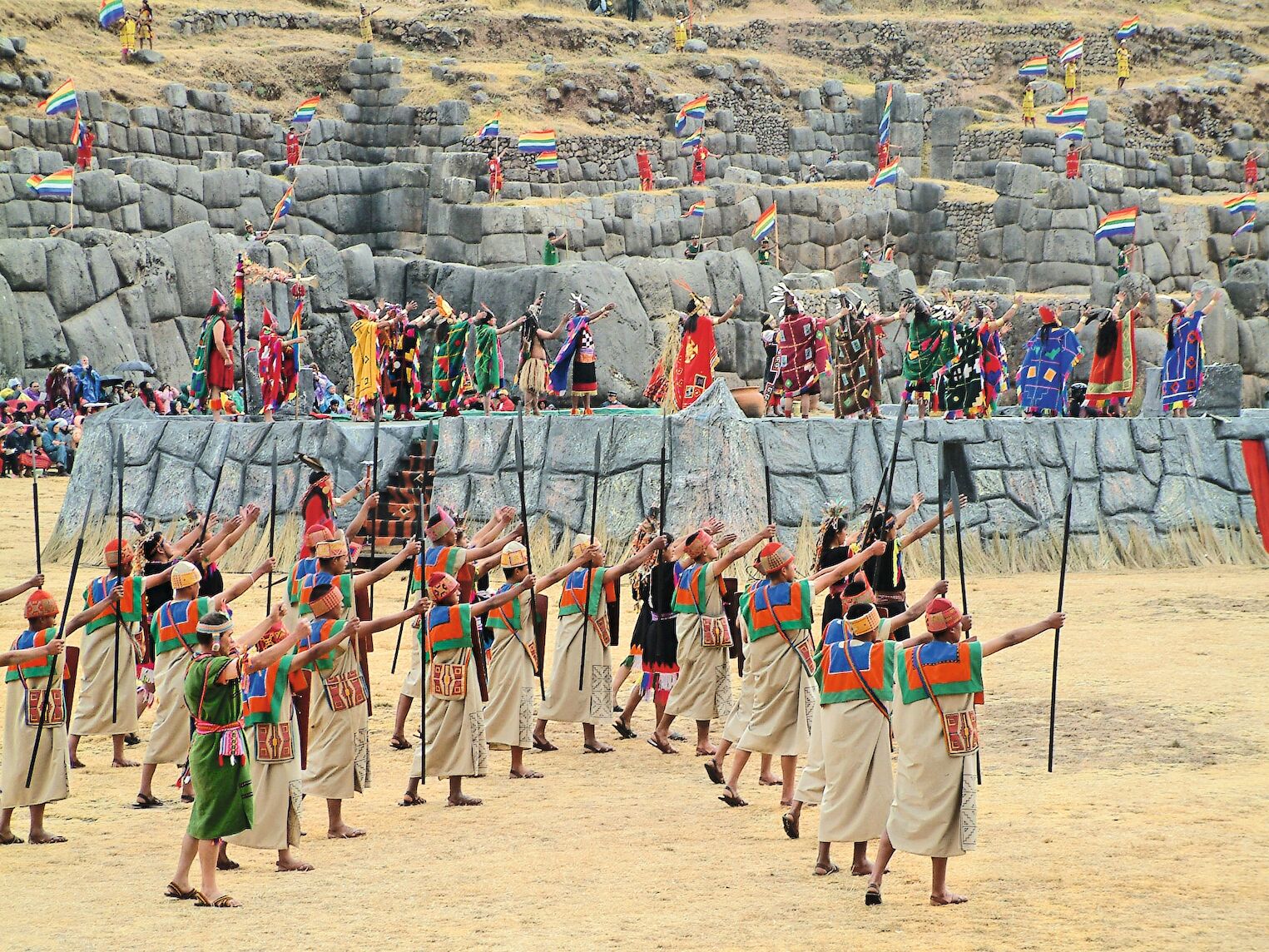 Pendant la fête du Soleil à Cuzco