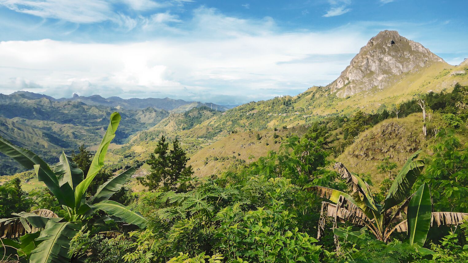 Montagnes du pays Toraja Indonésie Sulawesi