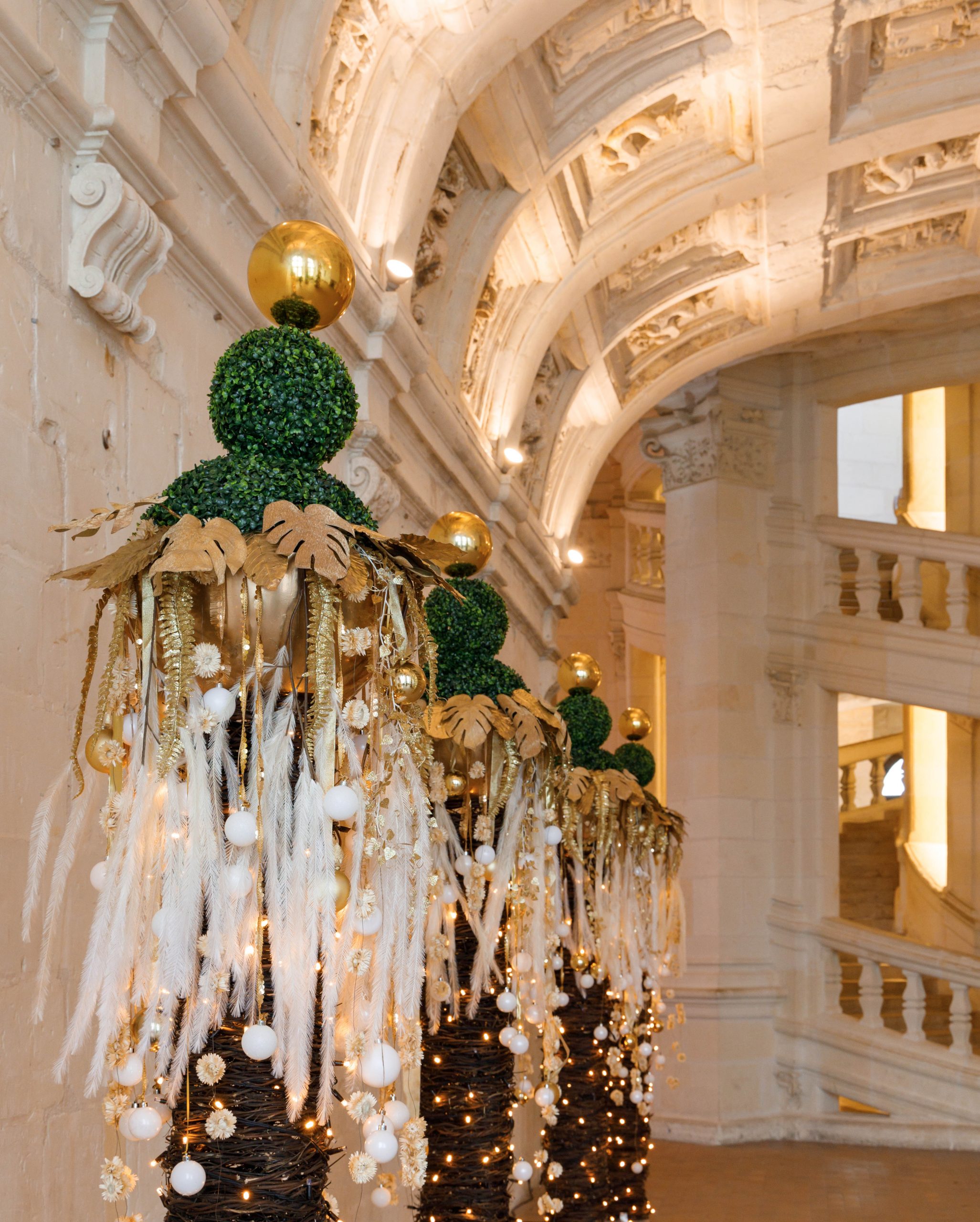 Le célèbre escalier du château de Chambord